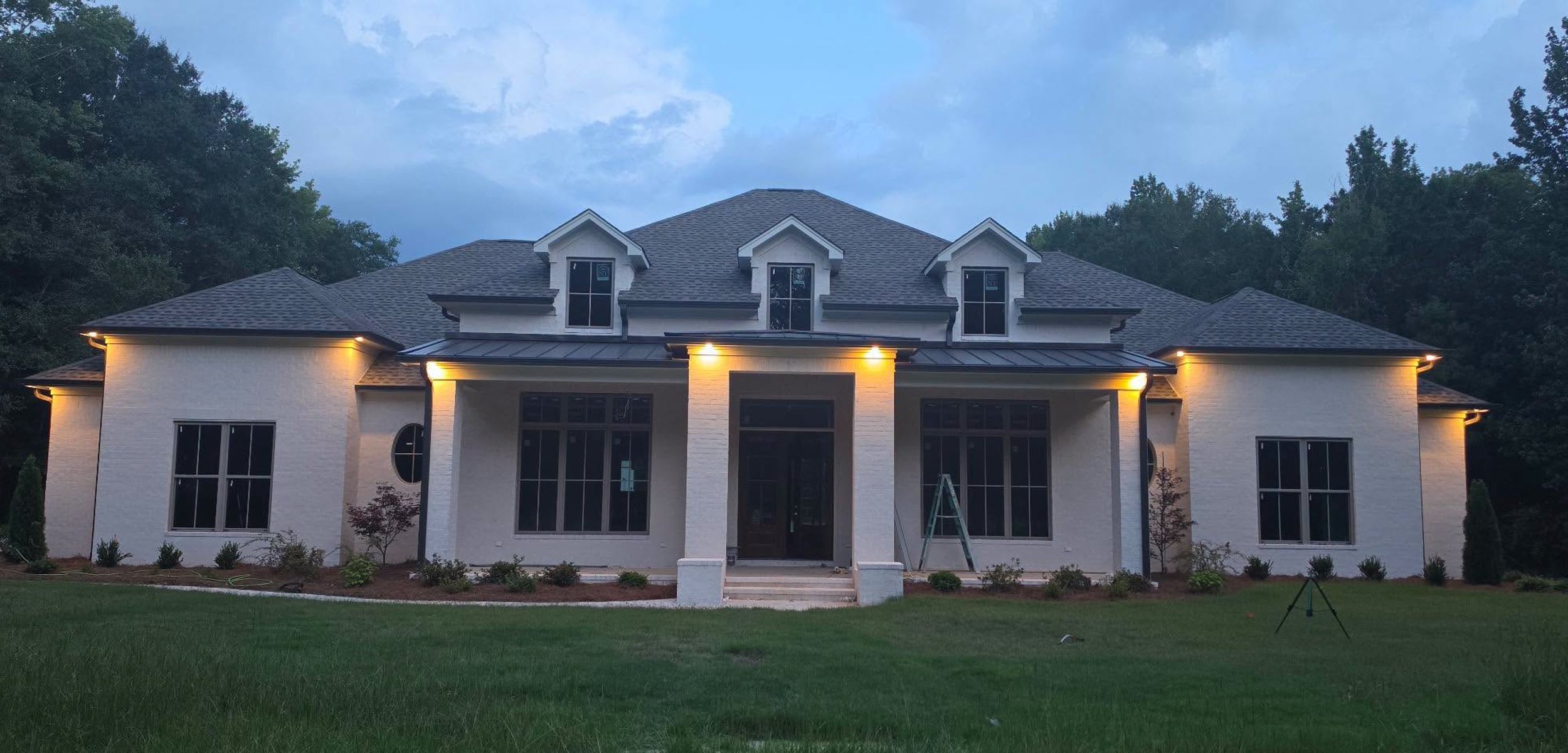 Outdoor lighting installation by Myatt's Electrical in North Mississippi